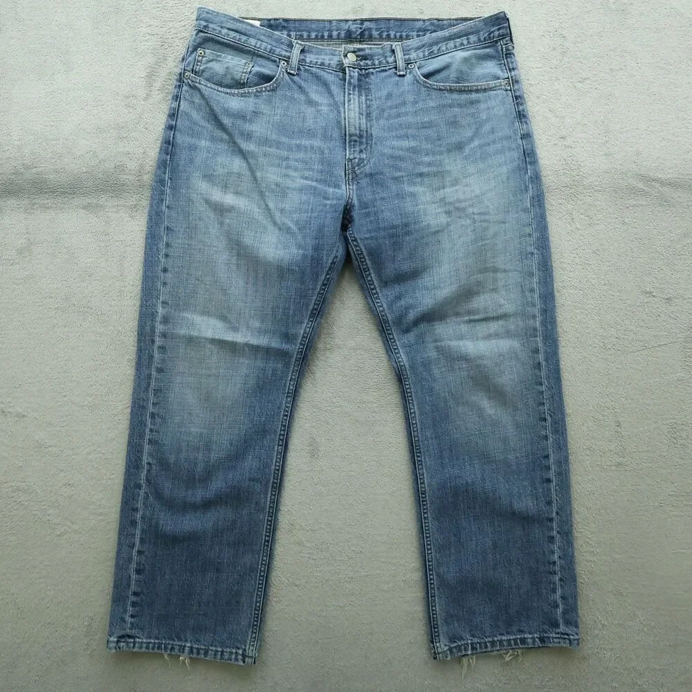 Levi's 559 Jeans Mens Size 38x30 Blue Relaxed Fit 100% Cotton Denim Timeworn